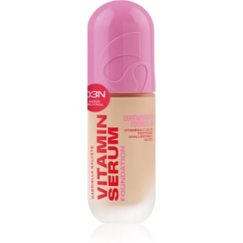 Gabriella Salvete Vitamin Serum Foundation make-up cu textura usoara cu efect de nutritiv